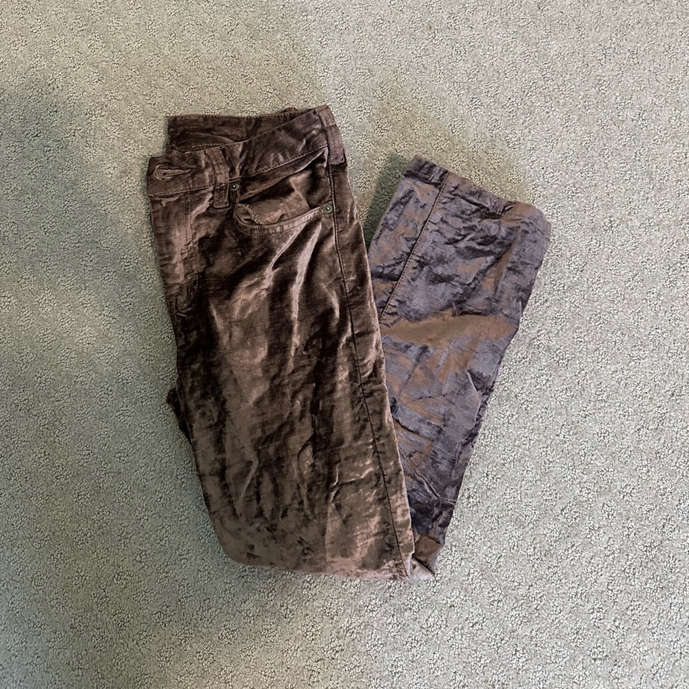 Free People Velour Jeans